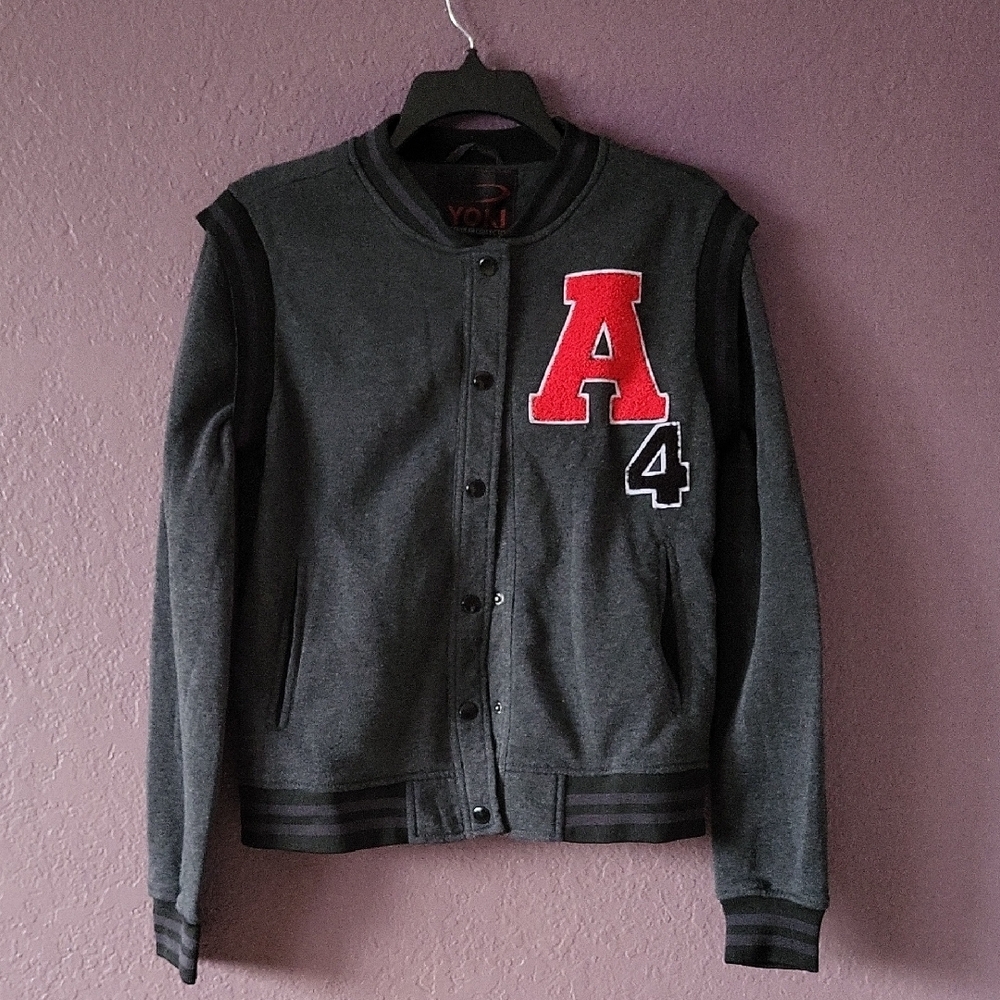 Yoki Gray Outerwear Jacket